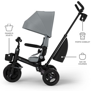 Tricycle évolutif aveo 2 plus grey