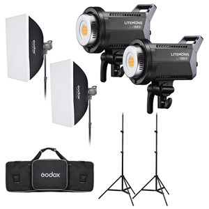 Godox kit duo torche led la150bi bi-color