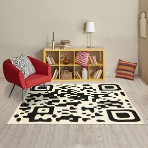 Tapis salon 80x150 noir