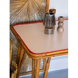 Table à manger en bambou clair n°1143