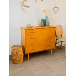 Grande commode en chêne clair n°441