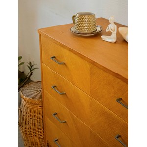 Grande commode en chêne clair n°441