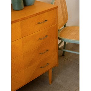 Grande commode en chêne clair n°441