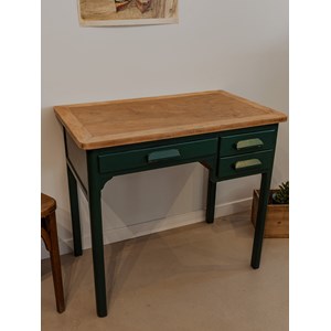 Bureau enfant en bois vert sapin n°665