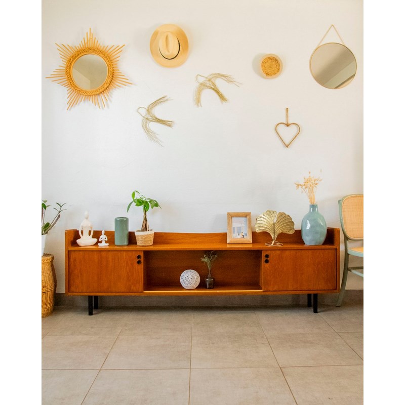 Enfilade sixties en bois n°454