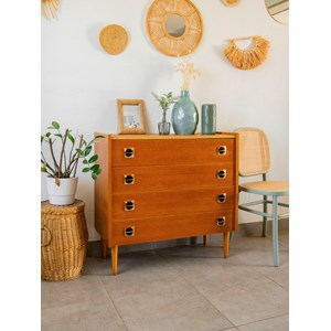 Commode sixties en bois n°587
