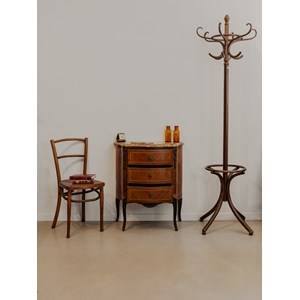Petit buffet en bois et marbre n°888