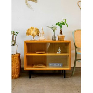 Vitrine en chêne clair n°208