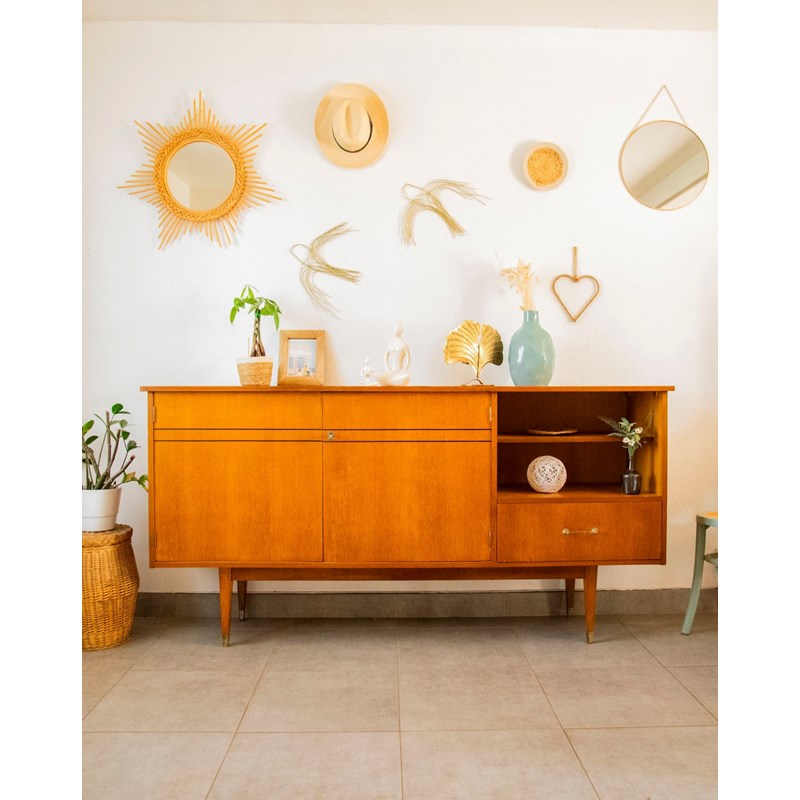 Grande enfilade en bois foncé n°459