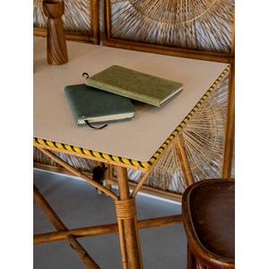 Table à manger en rotin clair n°1142