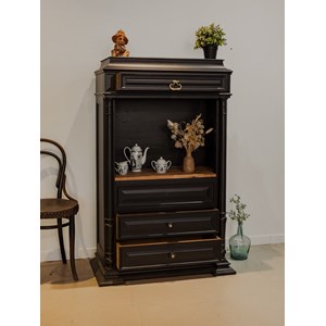 Valery, le semainier en bois noir n°85