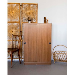 Bibliothèque en bois foncé n°710