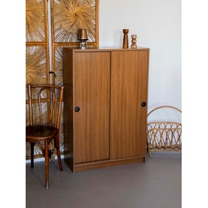 Bibliothèque en bois foncé n°710
