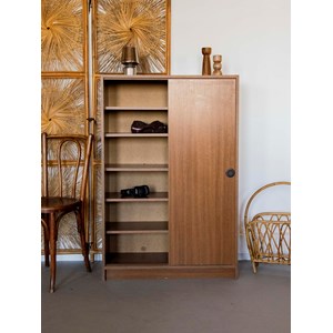 Bibliothèque en bois foncé n°710