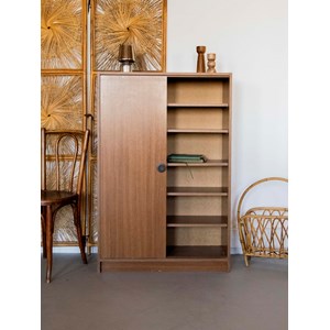 Bibliothèque en bois foncé n°710