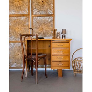 Bureau scandinave en bois clair n°526