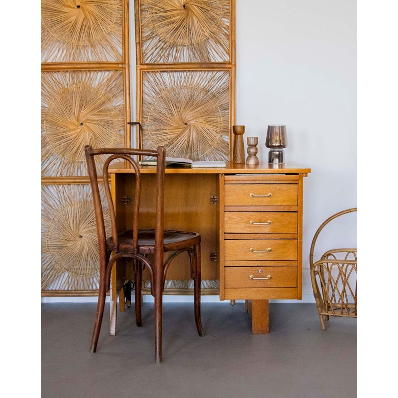 Debongout - Bureau scandinave en bois clair n°526
