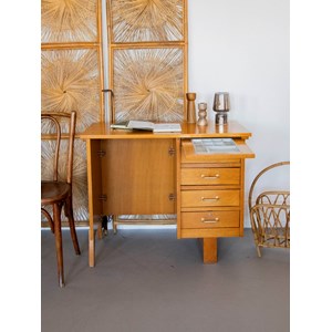 Bureau scandinave en bois clair n°526