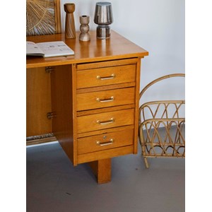 Bureau scandinave en bois clair n°526