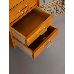 Bureau scandinave en bois clair n°526