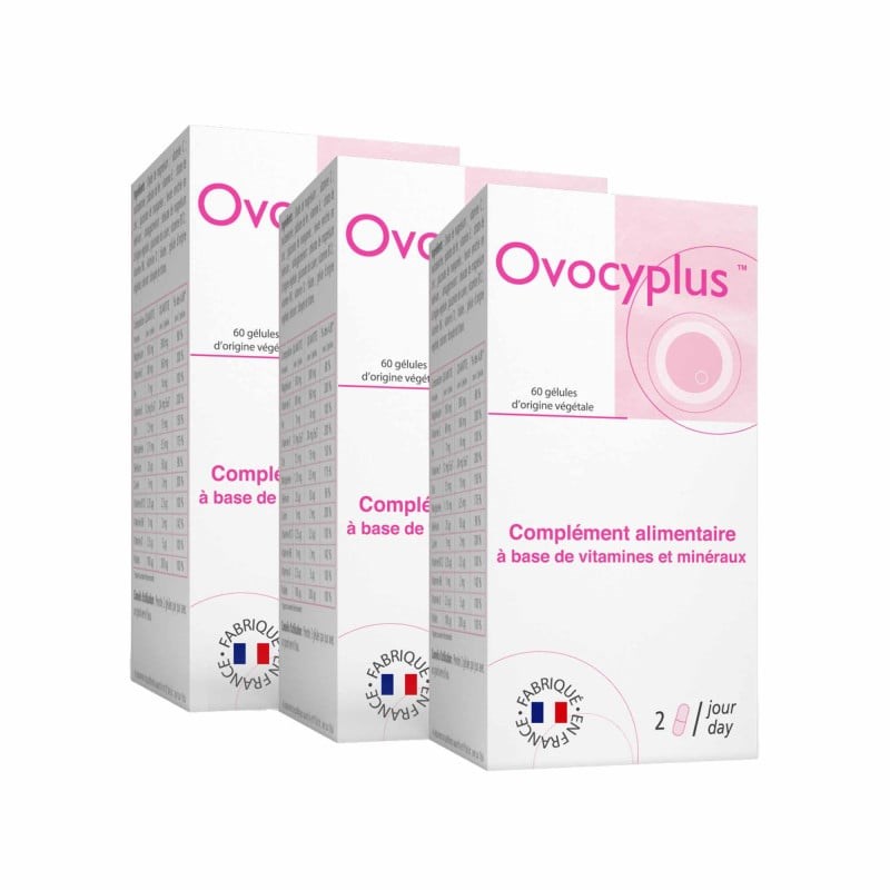 Dcmg - Fertilité féminine - complément alimentaire ovocyplus x 3 - qualité des ovules