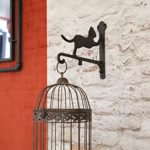 Potence murale fonte marron 26 x 23 cm