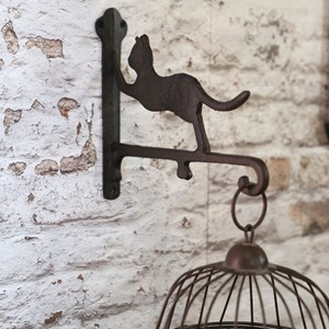 Potence murale fonte marron 26 x 23 cm