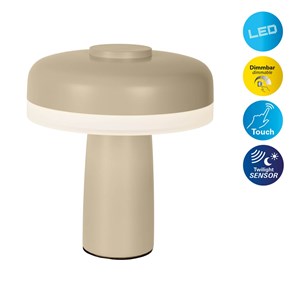 Lampe de table sans fil pilu - beige