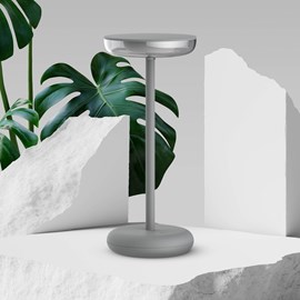 Lampe de table à batterie pasi - gris