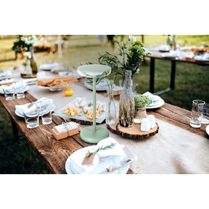 Lampe de table à batterie pasi - vert menthe