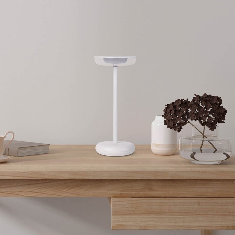 Lampe de table à batterie pasi - blanc