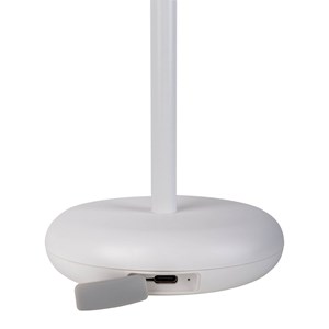 Lampe de table à batterie pasi - blanc