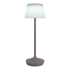 Lampe de table à batterie solaire emmi  - violet et blanc