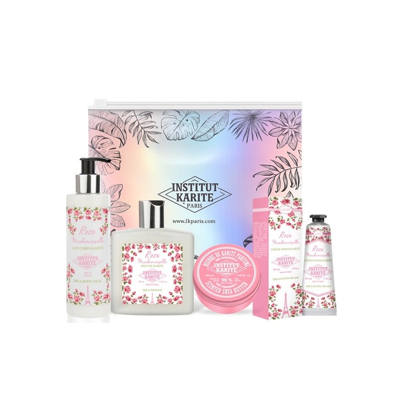 Institut Karité Paris - Trousse holographique rose mademoiselle