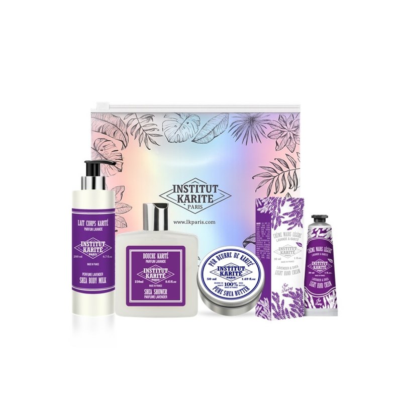 Trousse holographique lavande