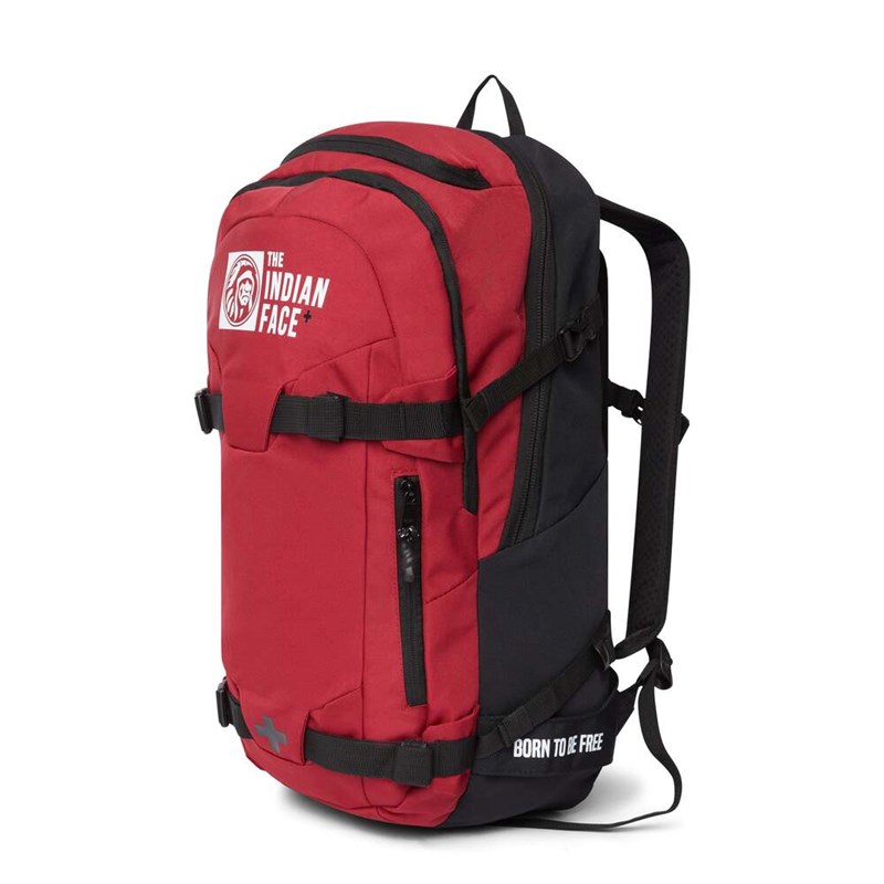 Sac à dos randonnée unisexe 30l atlas résistant et rembourré rouge