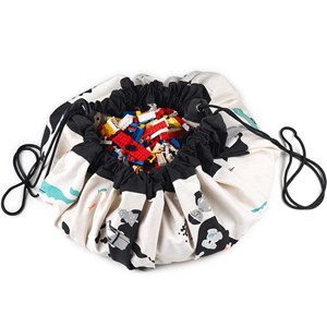 Sac à jouets 2 en 1 réversible noomad original worldmap