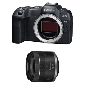 Canon eos r8 + rf 24-50mm f4.5-6.3 is stm