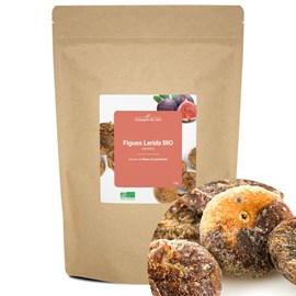 Figues lerida bio - 1kg (séchées) - source de fibres et potassium