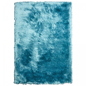 Tapis shaggy 240x340 bleu