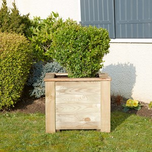 Jardinière carrée iris