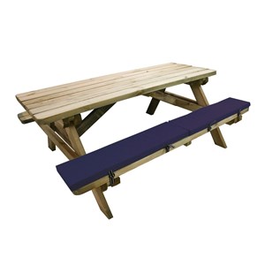 Coussins table pique nique malouines