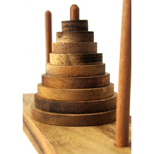 Casse-tête les tours de Hanoï 9 anneaux