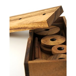 Casse-tête les tours de Hanoï 9 anneaux