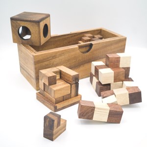 Le Coffret en Bois 3 Casse-tête