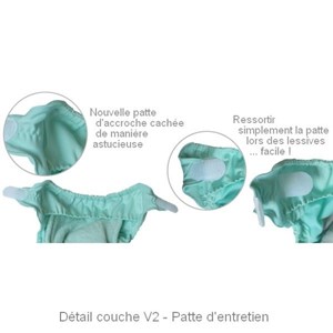 Couche lavable tu pop-in v2 - bambou un