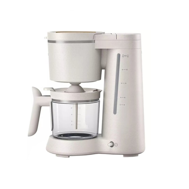 Cafétière filtre 15 tasses 1000w blanc