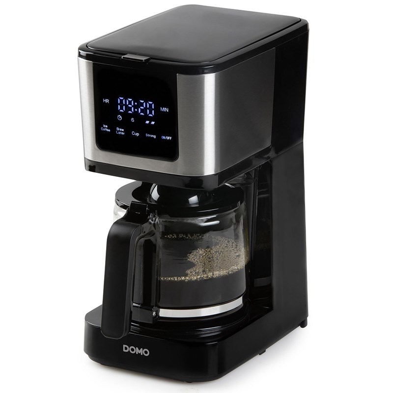 Domo - Cafetière filtre programmable 10 tasses 900w noir