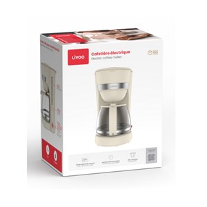 Cafetière filtre 12 tasses 1.25l 750w