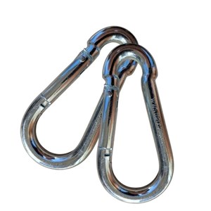 Lot de 2 petits mousquetons pour hamac